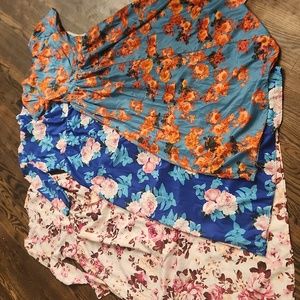 Lot 3 Women's Floral Maxi Dresses